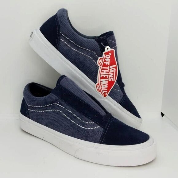 VANS Old Skool Women's Paisley Parisian NEW Night Blue Designer Sneakers - sz. 8 - Picture 1 of 6